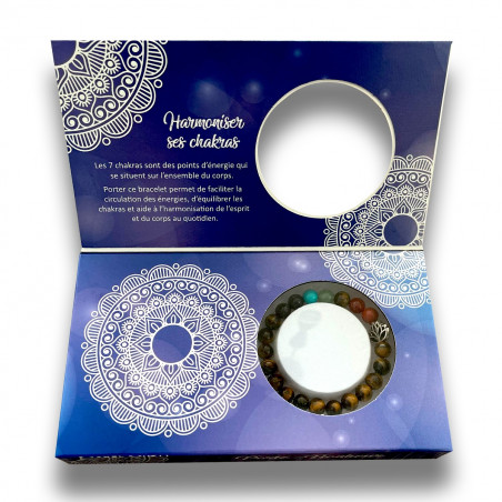 Bracelet porte-bonheur 7 chakras
