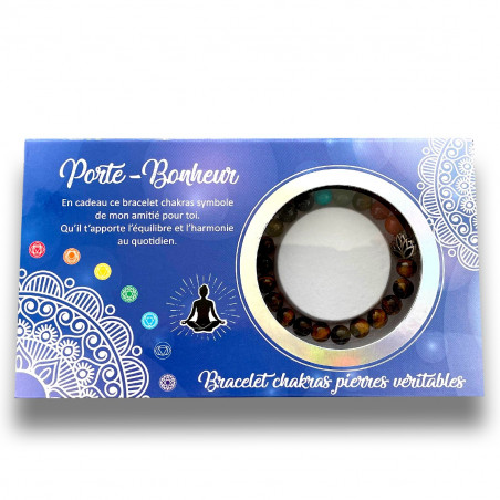 Bracelet porte-bonheur 7 chakras