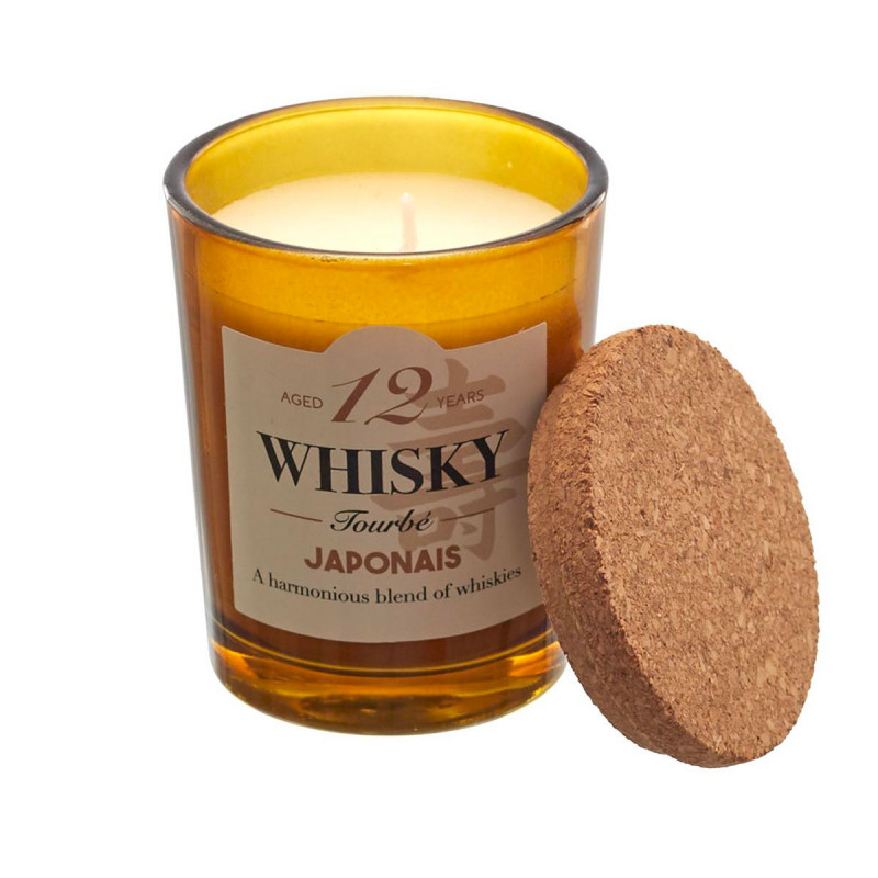 Coffret 4 bougies whisky