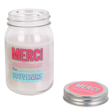 Lot de 2 bougies Merci Maîtresse