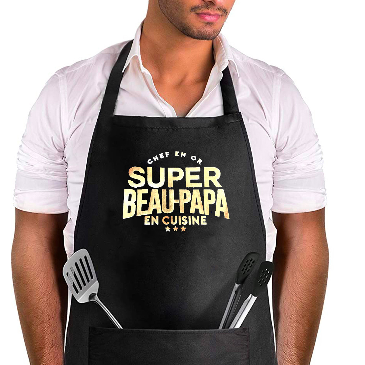 T-shirt humoristique Super Papa Premium L - 17,91 €