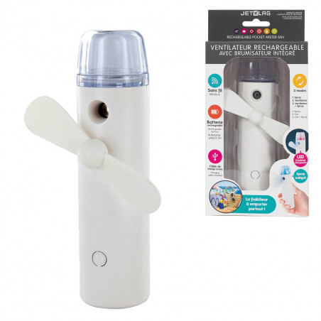 Ventilateur Brumisateur rechargeable
