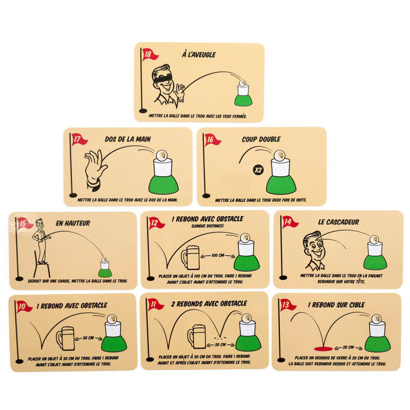 Jeu à boire Golf Challenge