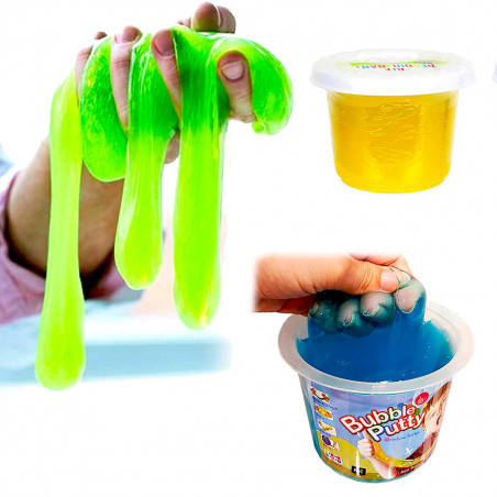 Pot géant pâte gluante dégoulinante