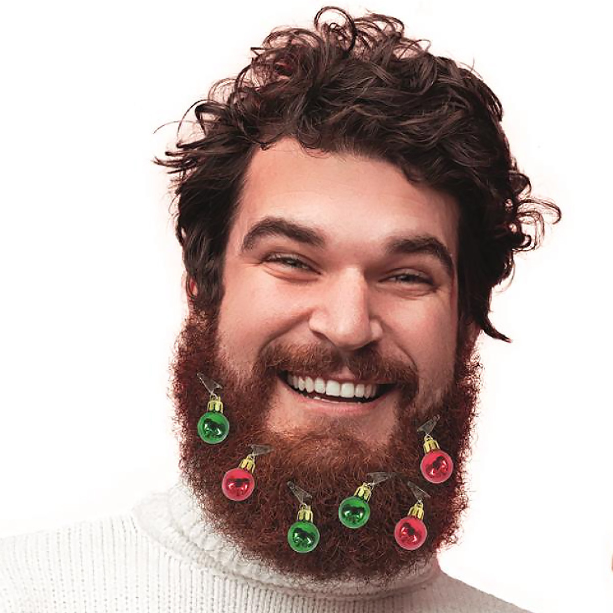 La barbe à paillettes, nouveau look pour les fêtes de Noël ?