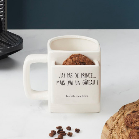 Mug biscuit J'ai pas de prince
