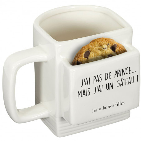 Mug biscuit J'ai pas de prince