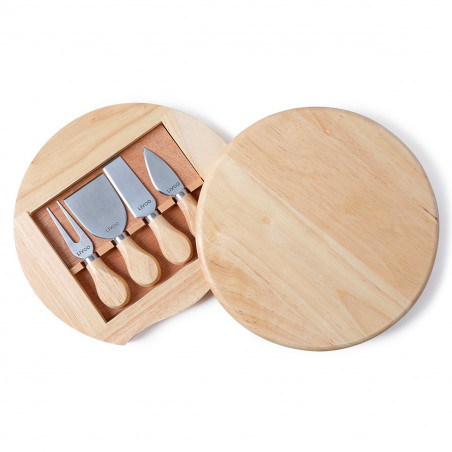 Plateau à fromage pivotant et accessoires