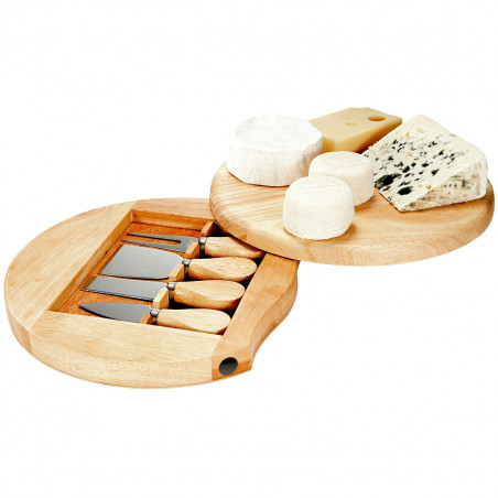 Plateau à fromage pivotant et accessoires