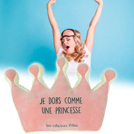 Coussin couronne princesse