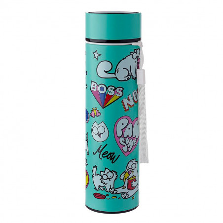 Bouteille isotherme thermomètre Simon's Cat