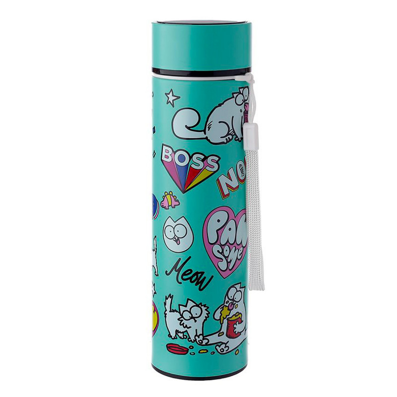 Bouteille isotherme thermomètre Simon's Cat