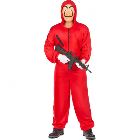 Déguisement Casa de Papel, combinaison + masque