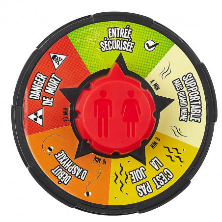 Minuteur insolite pour WC