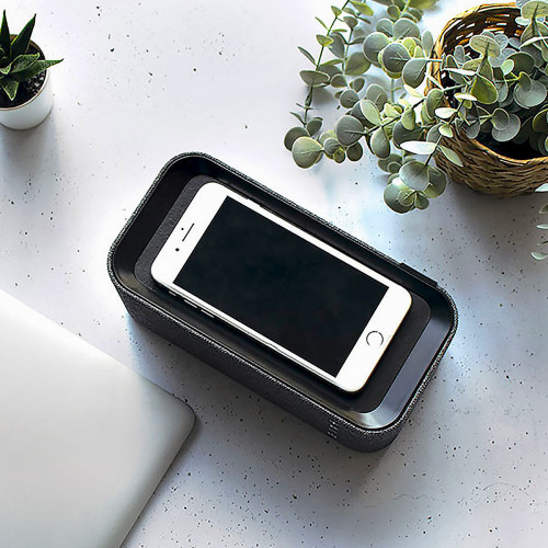 Enceinte Bluetooth chargeur induction charge rapide