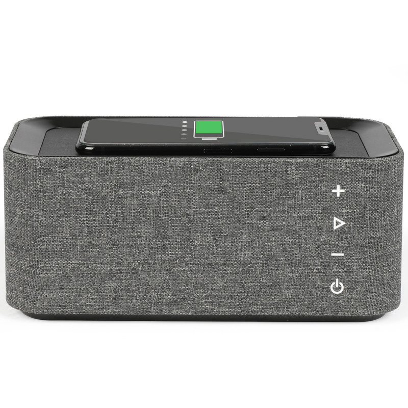 Enceinte Bluetooth chargeur induction charge rapide