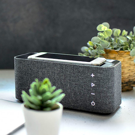 Enceinte Bluetooth chargeur induction charge rapide
