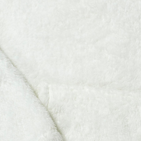 Sweat Plaid géant à capuche Blanc