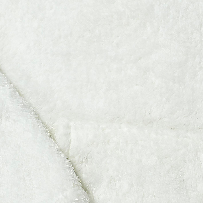 Sweat Plaid géant à capuche Blanc