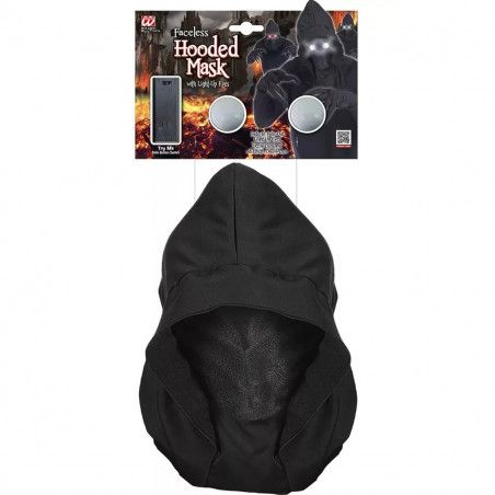 Masque sans visage yeux lumineux