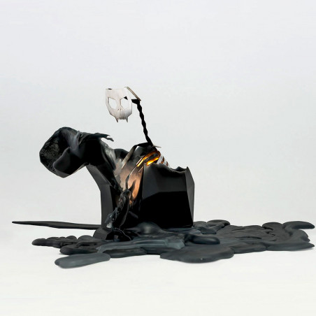 Bougie chat squelette PyroPet Gris