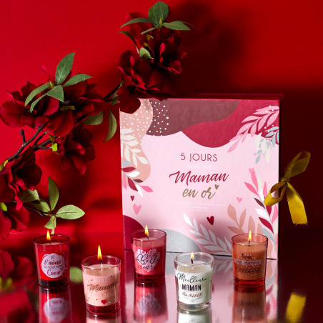 Calendrier surprise bougies pour Maman