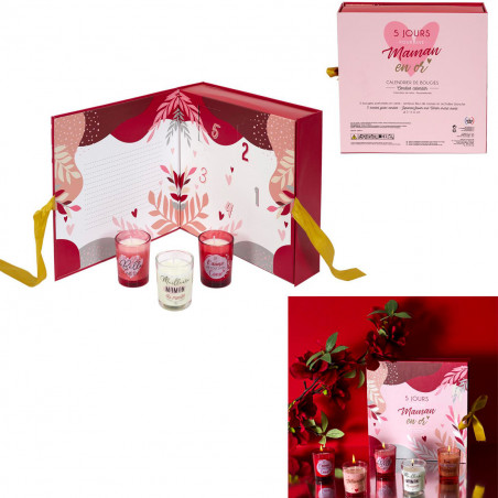 Calendrier surprise bougies pour Maman