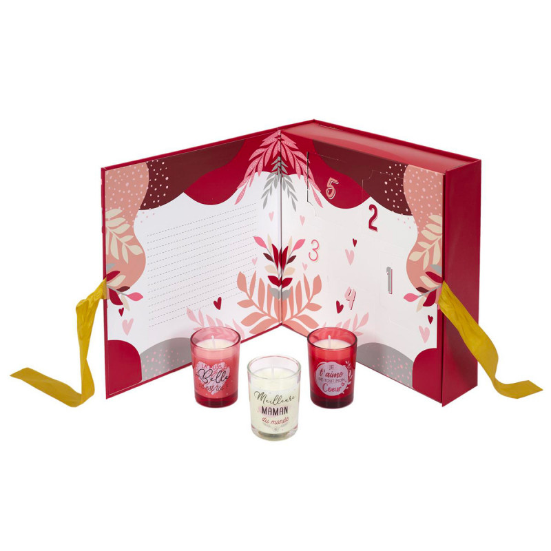 Calendrier surprise bougies pour Maman