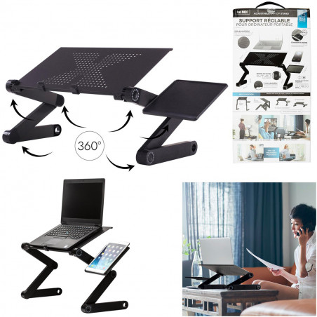 Support multi-fonctionnel ordi tablette