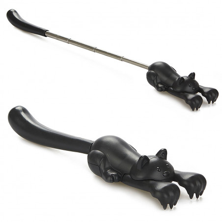 Chat gratte-dos télescopique