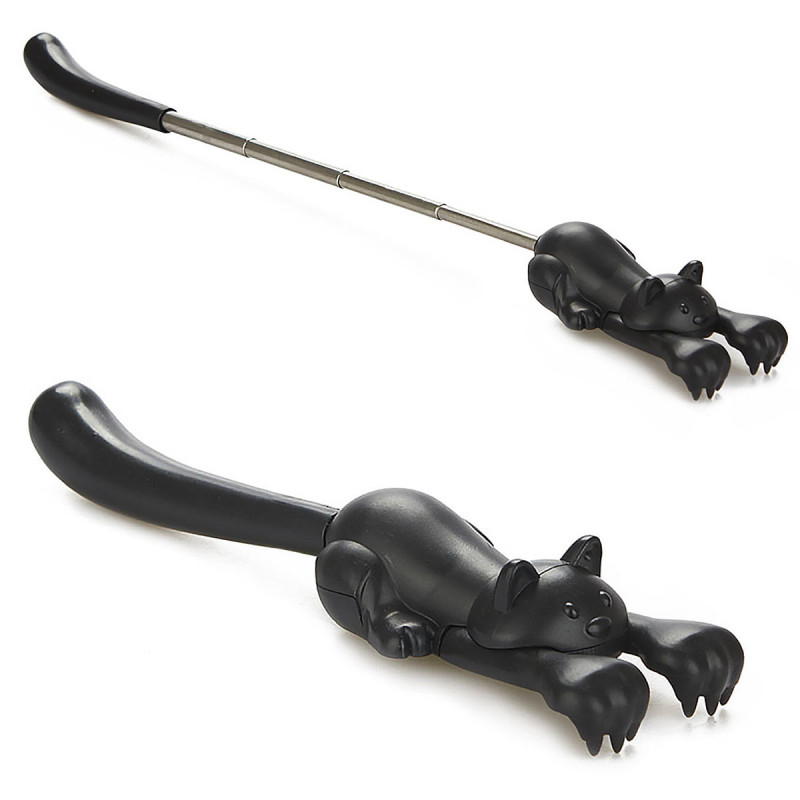 Chat gratte-dos télescopique