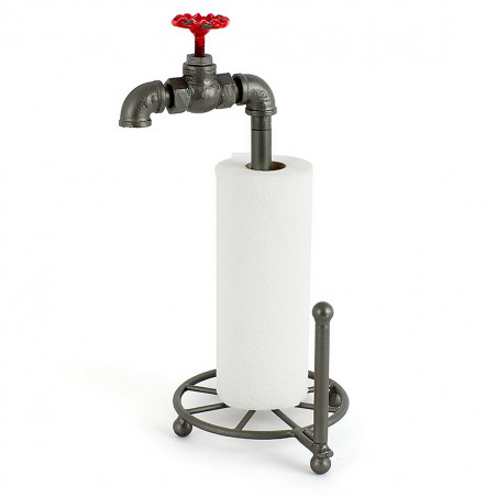 Support essuie-tout robinet style Industriel