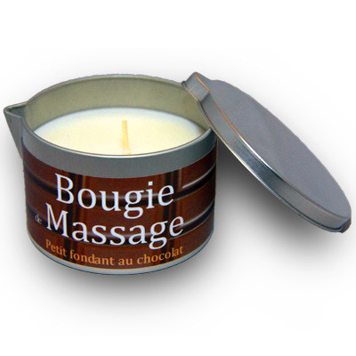 Vente Bougie de massage Petit fondant au chocolat