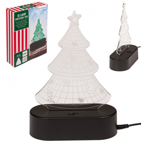 Sapin de Noël 3D lumineux