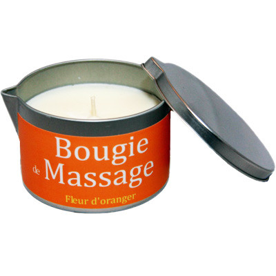 Vente Bougie de massage Fleur d'Oranger