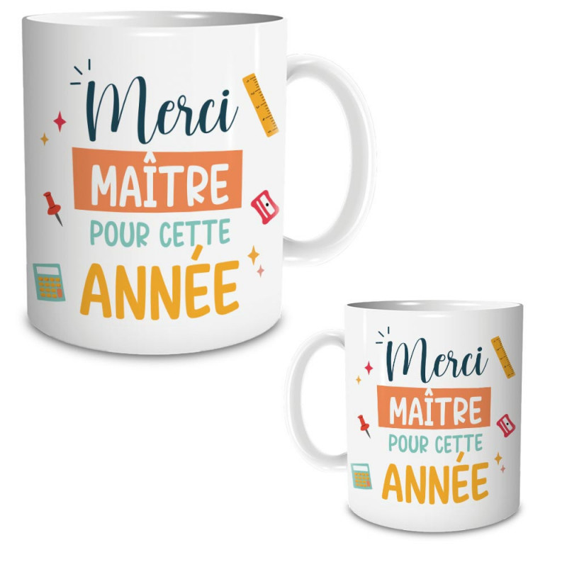 Mug Merci Maître pour cette année