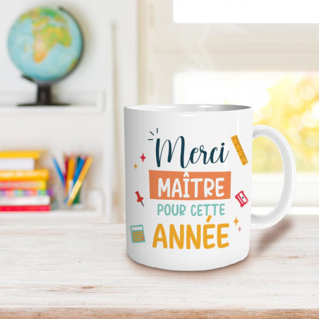 Mug Merci Maître pour cette année
