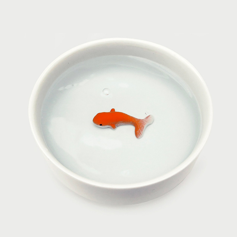 Bol poisson rouge pour chat