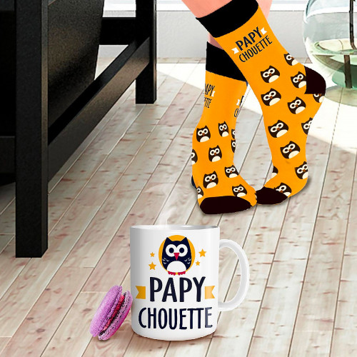 Coffret mug chaussettes Papy