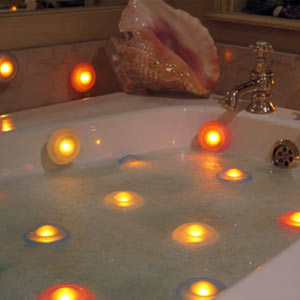 Lumières aquatiques à couleur changeante