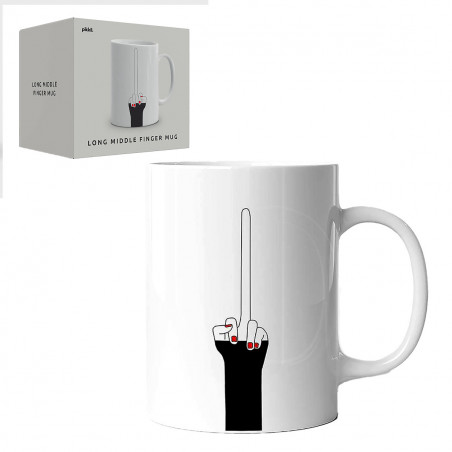 Mug long doigt d'honneur