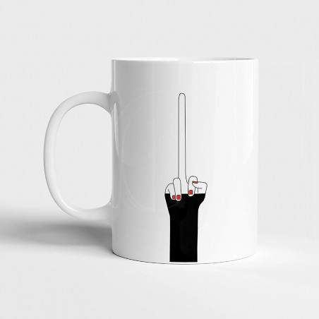 Mug long doigt d'honneur