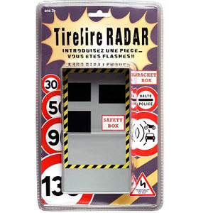 Photo Tirelire Radar fixe, la racket box