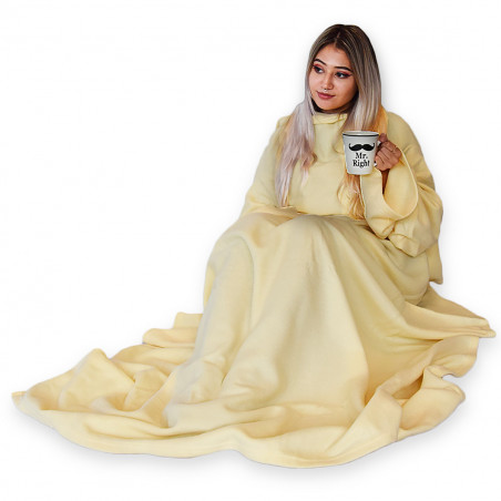 Couverture à manches Ivoire