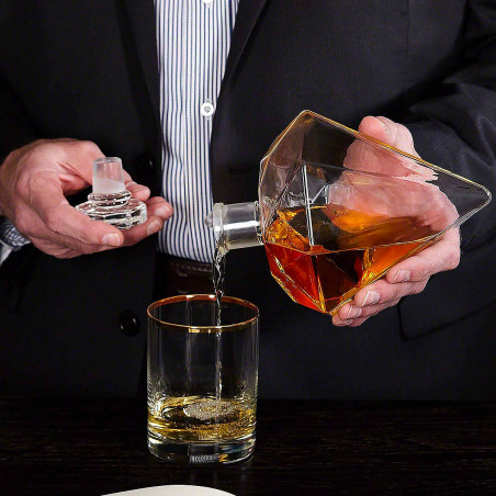 Carafe décanteur diamant