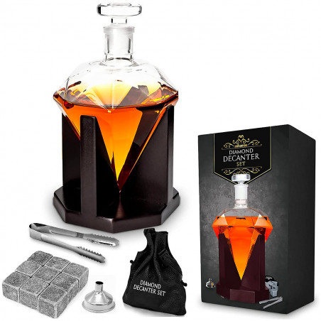 Carafe décanteur diamant