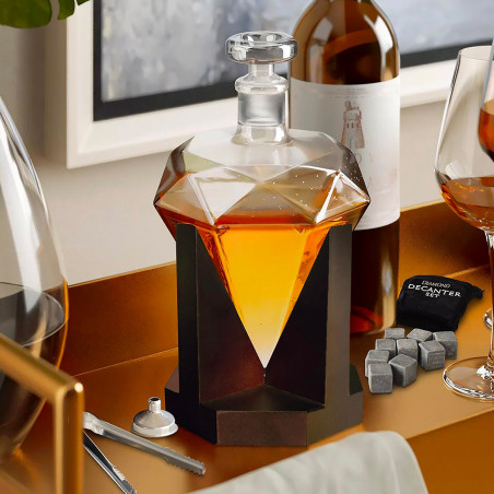 Carafe décanteur diamant