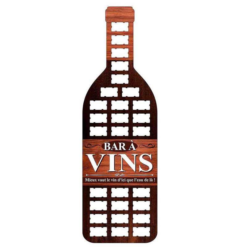 Collecteur bouchons de bouteille de vin