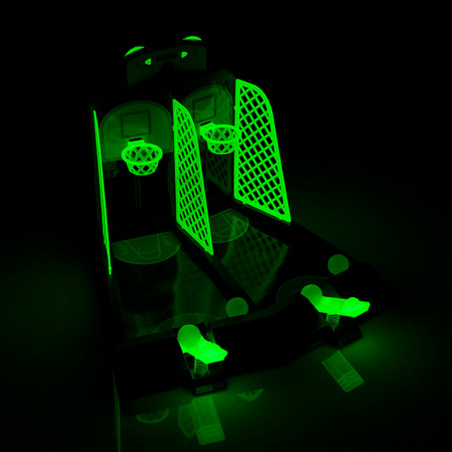 Duel basket-ball phosphorescent