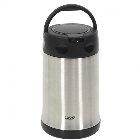 Bouteille à soupe inox isotherme et son couvert